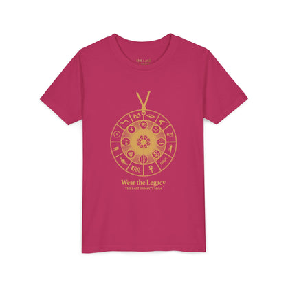 Youth Graphic Tee — THE SAGA Compass &amp; Abstract Hero&