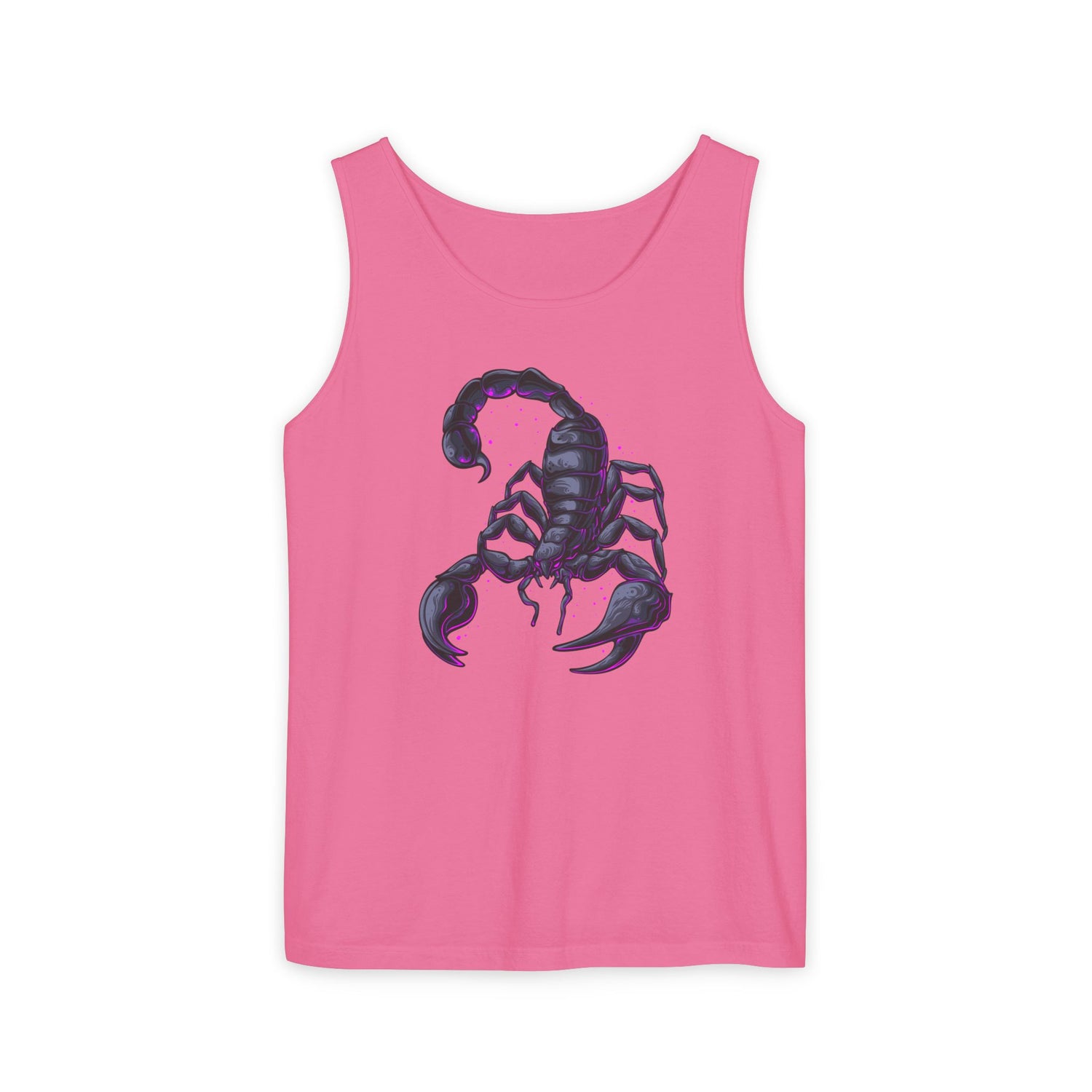 Scorpion Graphic Tank Top — Dark Cosmic Scorpion Art
