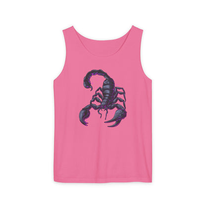 Scorpion Graphic Tank Top — Dark Cosmic Scorpion Art