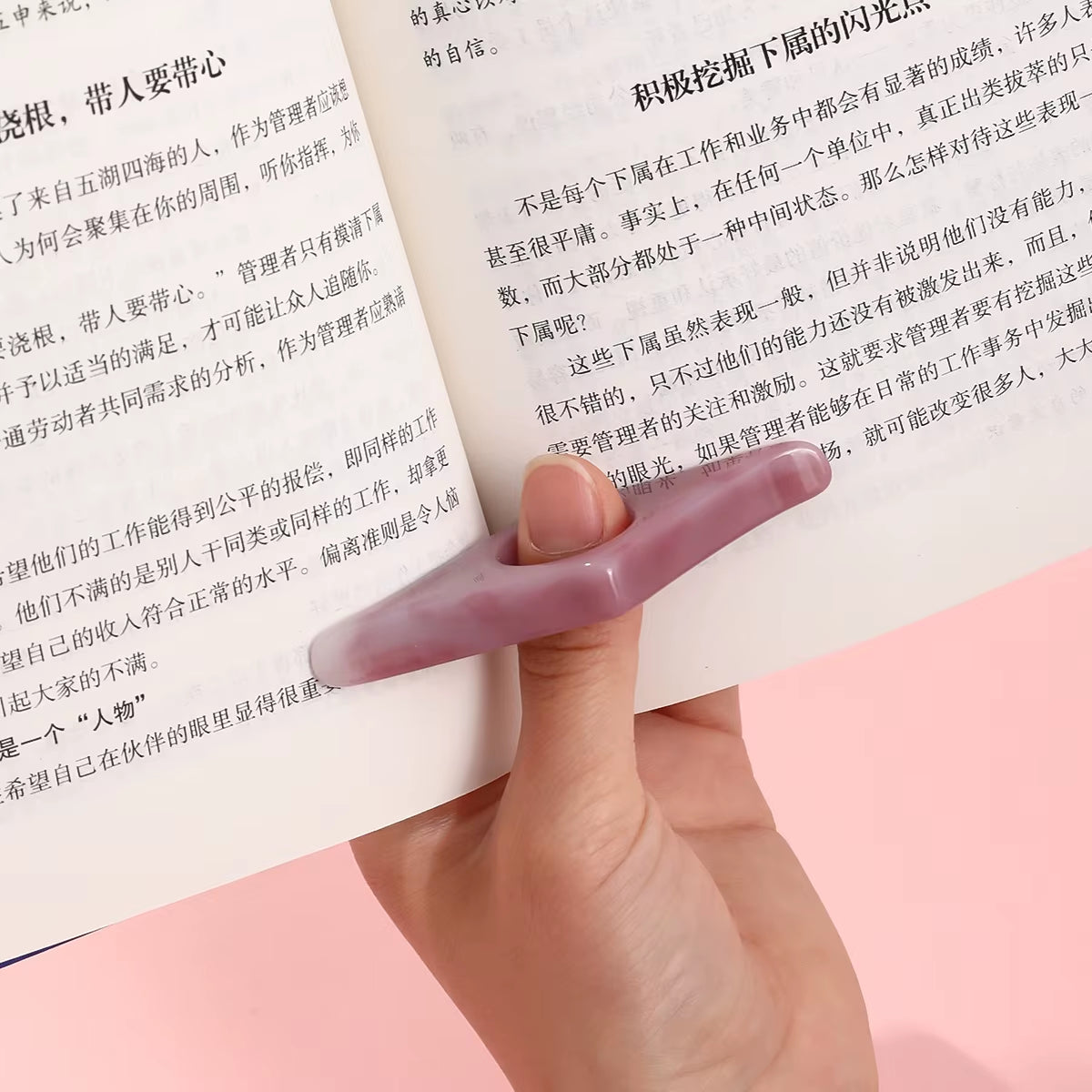 Thumb Book Page Holder One-Hand Reading Support Bookmark