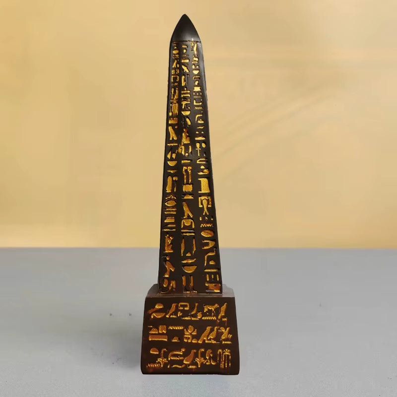 The Temple Relics Collection Pyramid • Obelisk • Isis Guardian Sculpture