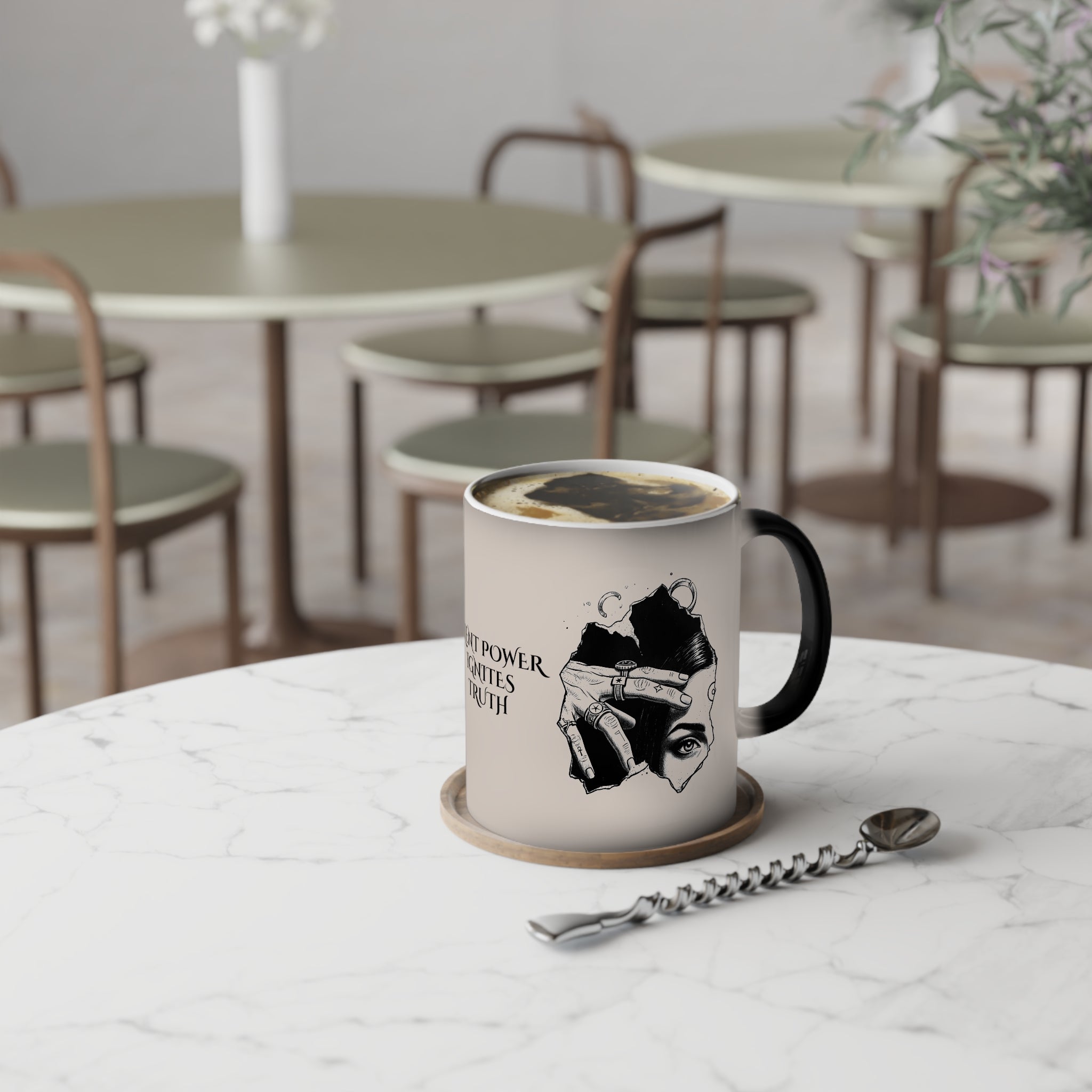 Color-Changing Mug — "Silent Power Ignites Truth" Reveal, 11oz