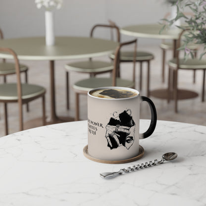Color-Changing Mug — "Silent Power Ignites Truth" Reveal, 11oz