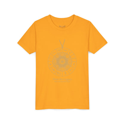 Youth Graphic Tee — THE SAGA Compass &amp; Abstract Hero&