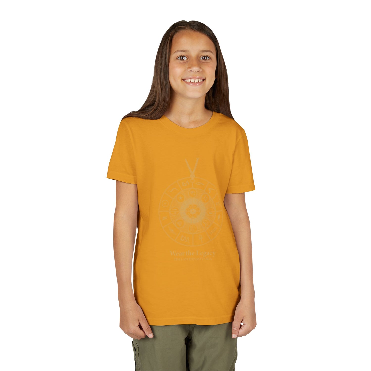 Youth Graphic Tee — THE SAGA Compass &amp; Abstract Hero&