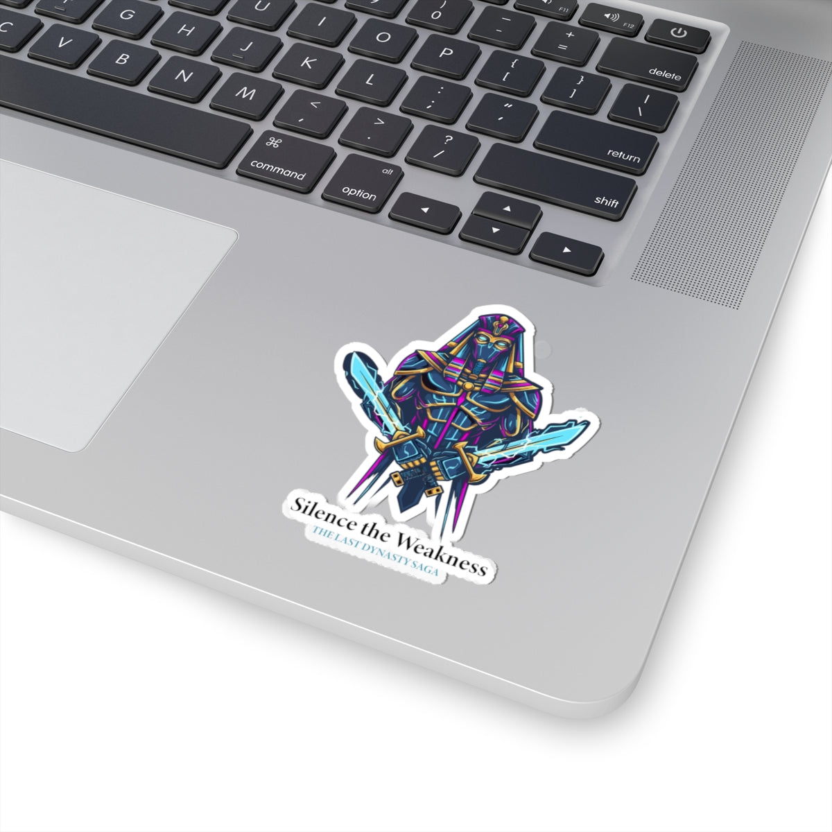 Last Dynasty Saga Sticker — Minimalist Retro Game Logo Kiss-Cut Sticker
