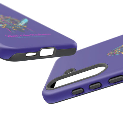 Phone Case — Neon Pharaoh Dual Swords "Silence the Weakness"