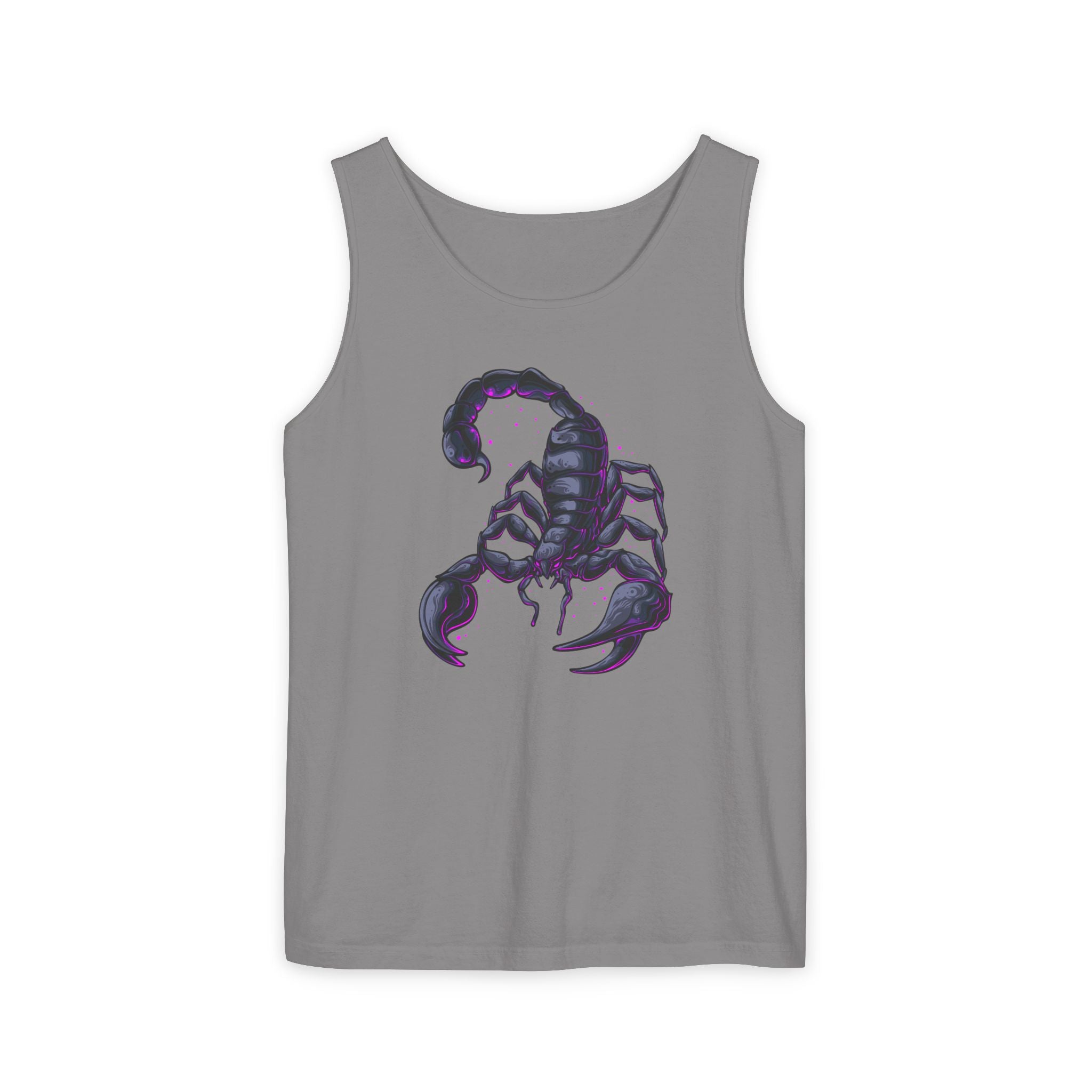 Scorpion Graphic Tank Top — Dark Cosmic Scorpion Art