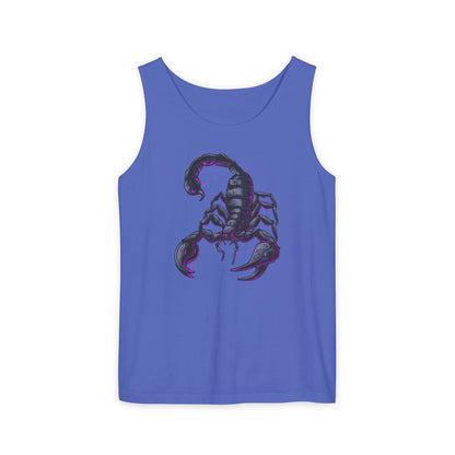 Scorpion Graphic Tank Top — Dark Cosmic Scorpion Art