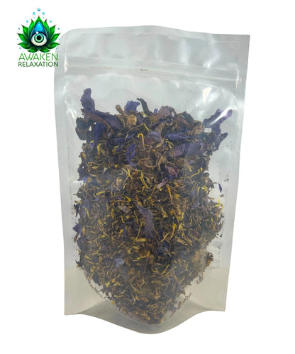 Egyptian Blue Lotus (Nymphaea caerulea) Cut &amp; Sifted – Botanical Flower