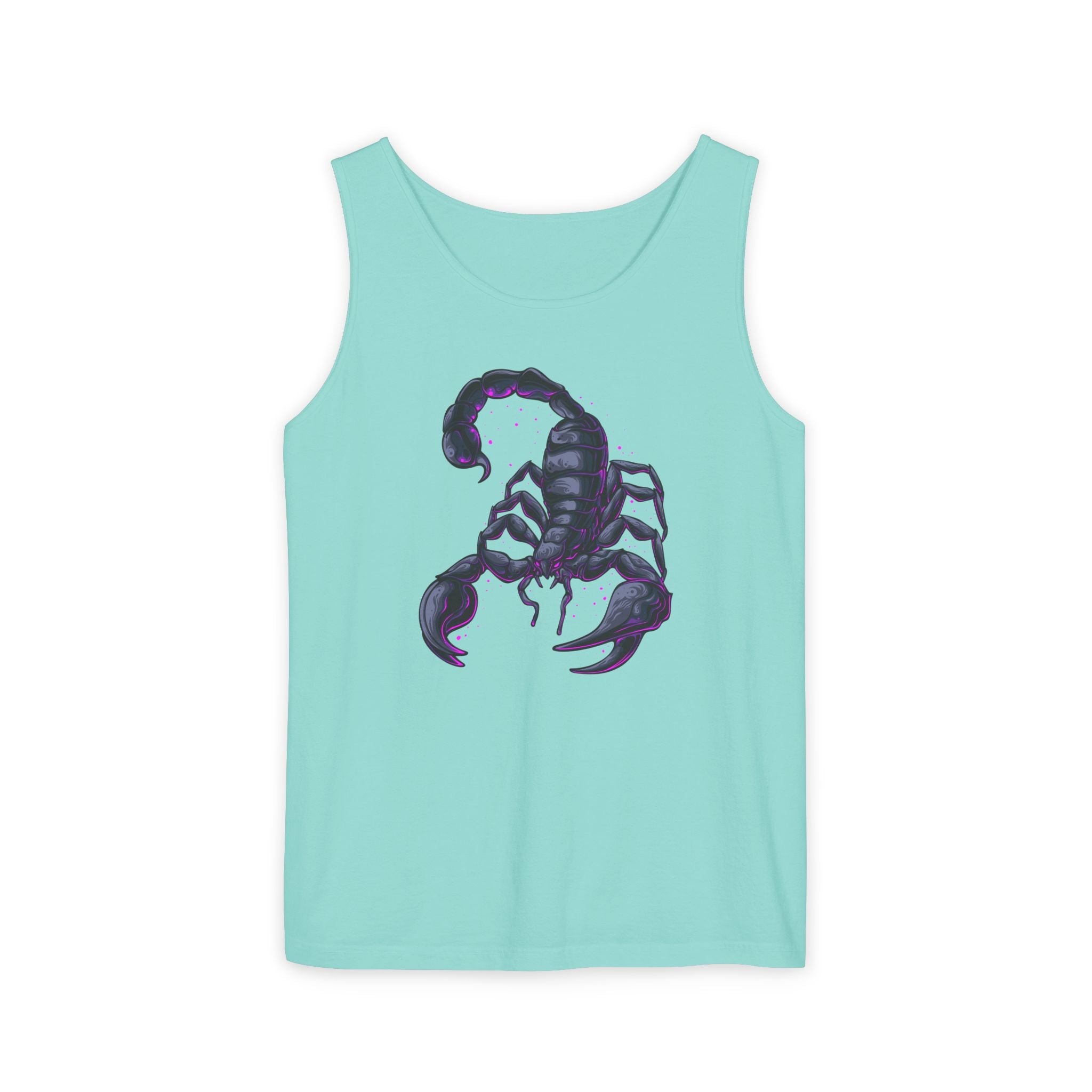 Scorpion Graphic Tank Top — Dark Cosmic Scorpion Art