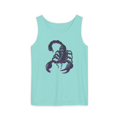 Scorpion Graphic Tank Top — Dark Cosmic Scorpion Art