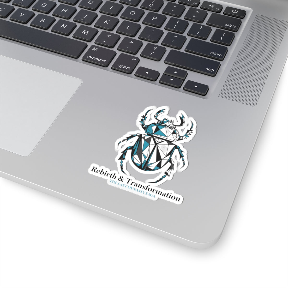 Last Dynasty Saga Sticker — Minimalist Retro Game Logo Kiss-Cut Sticker