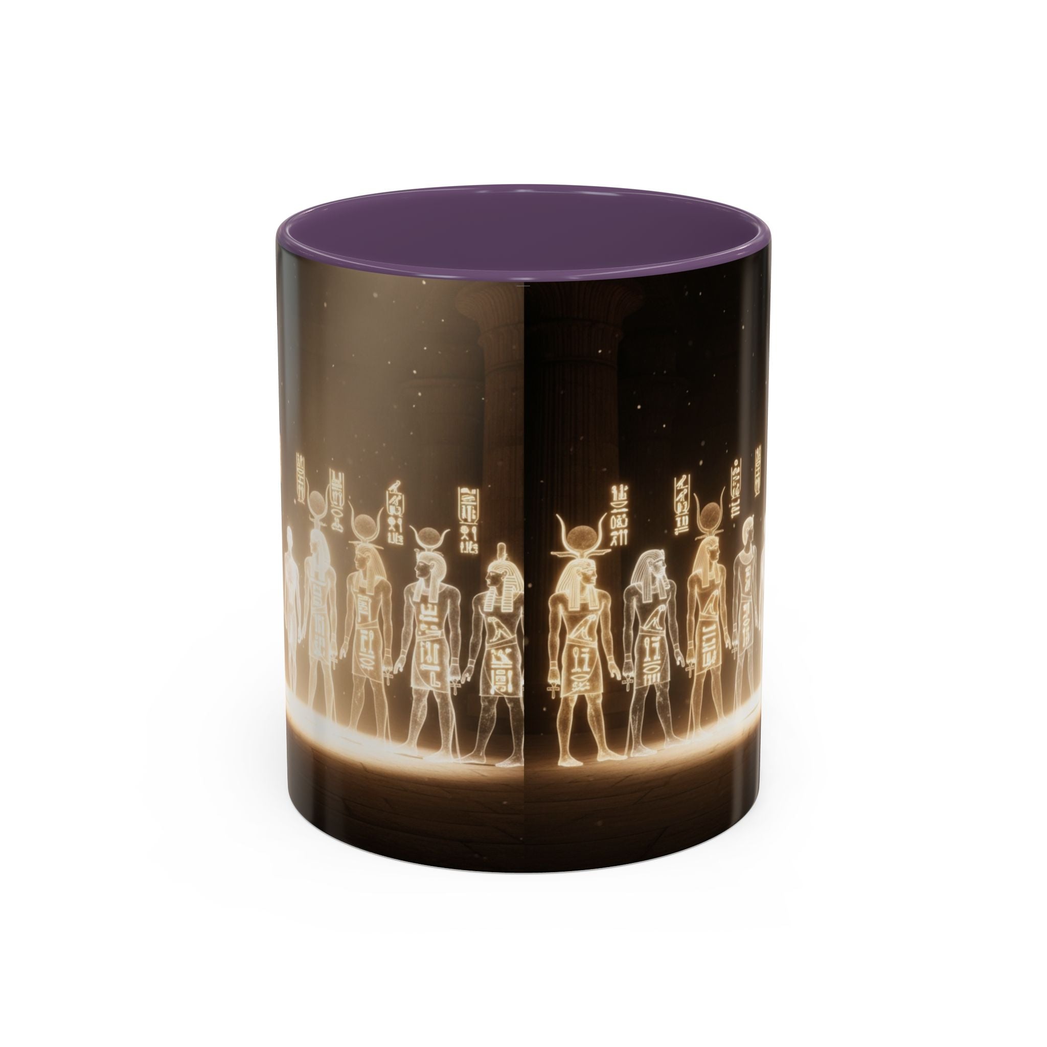 Egyptian Gods Lineup Coffee Mug — Ancient Deities Accent Mug (11/15oz)