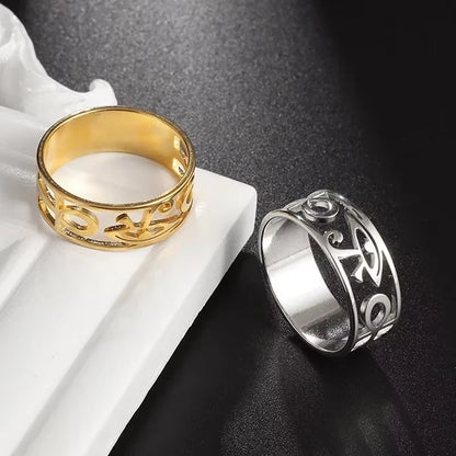 The Udjat Signet Eye of Horus Protection Ring