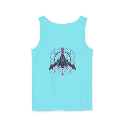 Scorpion Graphic Tank Top — Dark Cosmic Scorpion Art