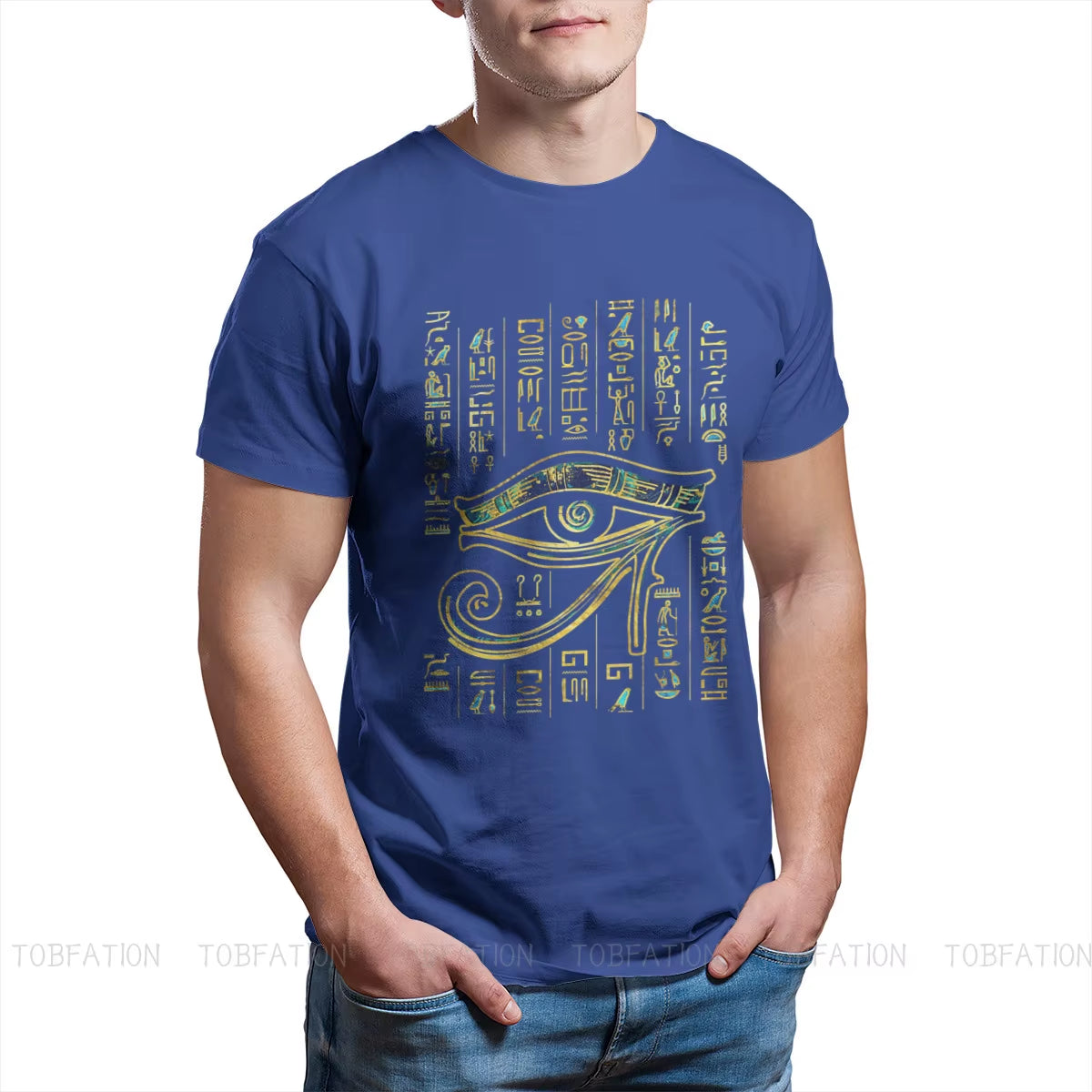 The Watcher’s Mark Eye of Horus Hieroglyphic T-Shirt