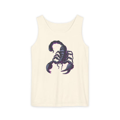 Scorpion Graphic Tank Top — Dark Cosmic Scorpion Art