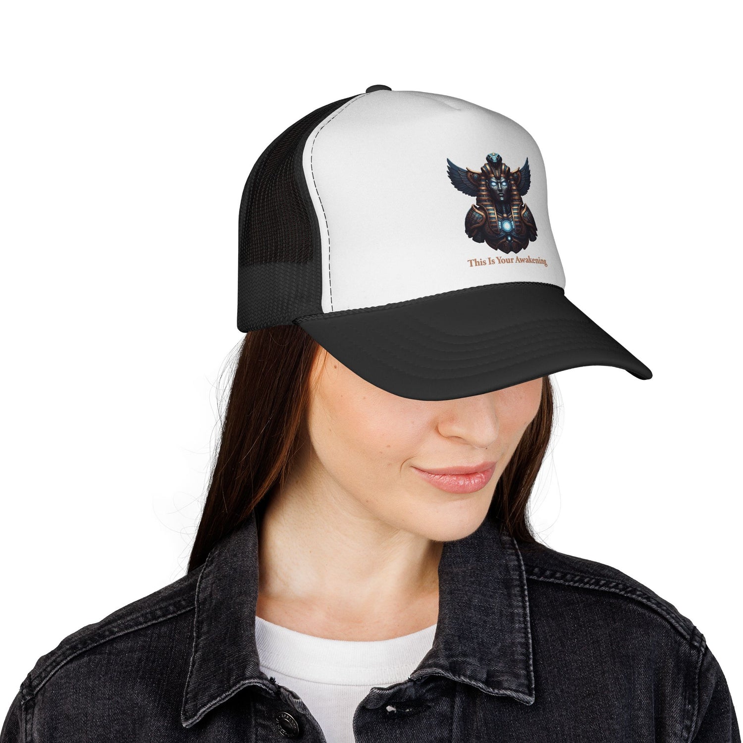Vintage Steam-Punk Scarab Trucker Cap – "This Is More Awakening"