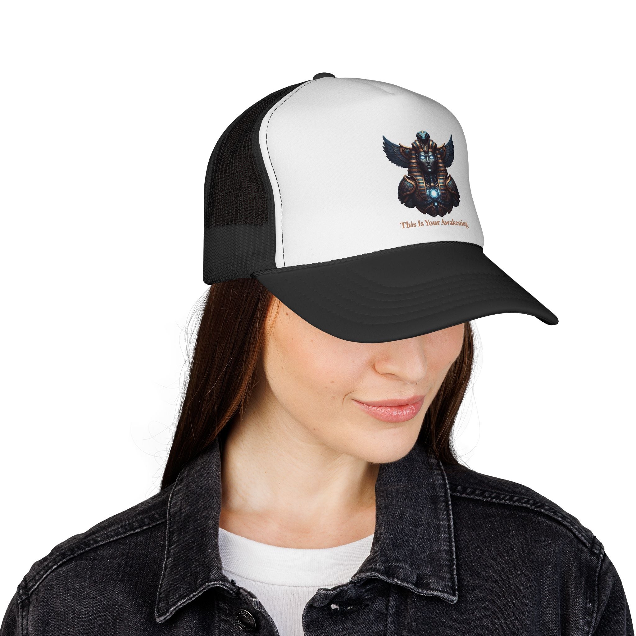 Vintage Steam-Punk Scarab Trucker Cap – "This Is More Awakening"