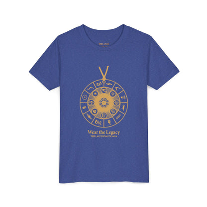 Youth Graphic Tee — THE SAGA Compass &amp; Abstract Hero&
