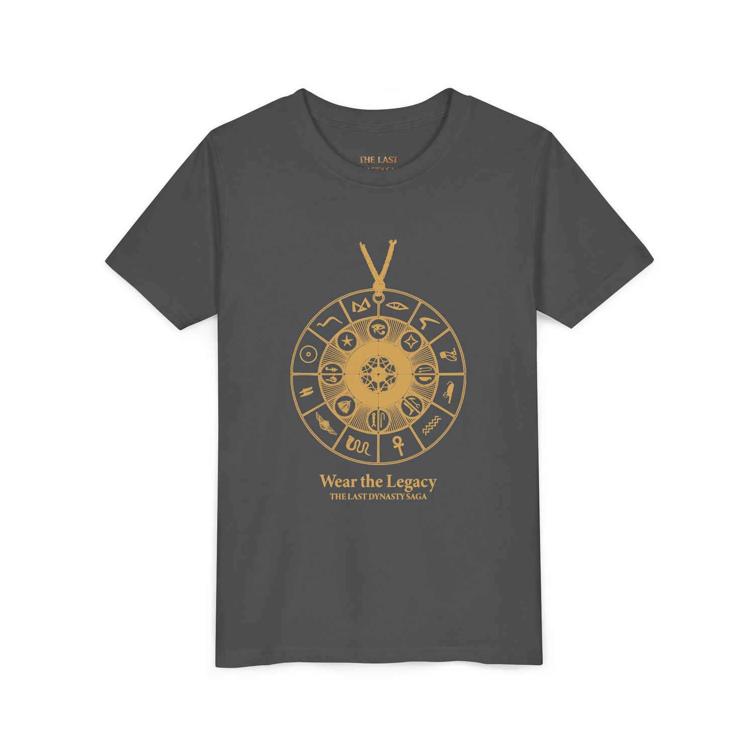 Youth Graphic Tee — THE SAGA Compass &amp; Abstract Hero&