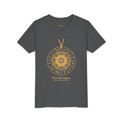 Youth Graphic Tee — THE SAGA Compass &amp; Abstract Hero&