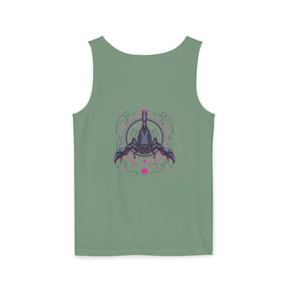 Scorpion Graphic Tank Top — Dark Cosmic Scorpion Art