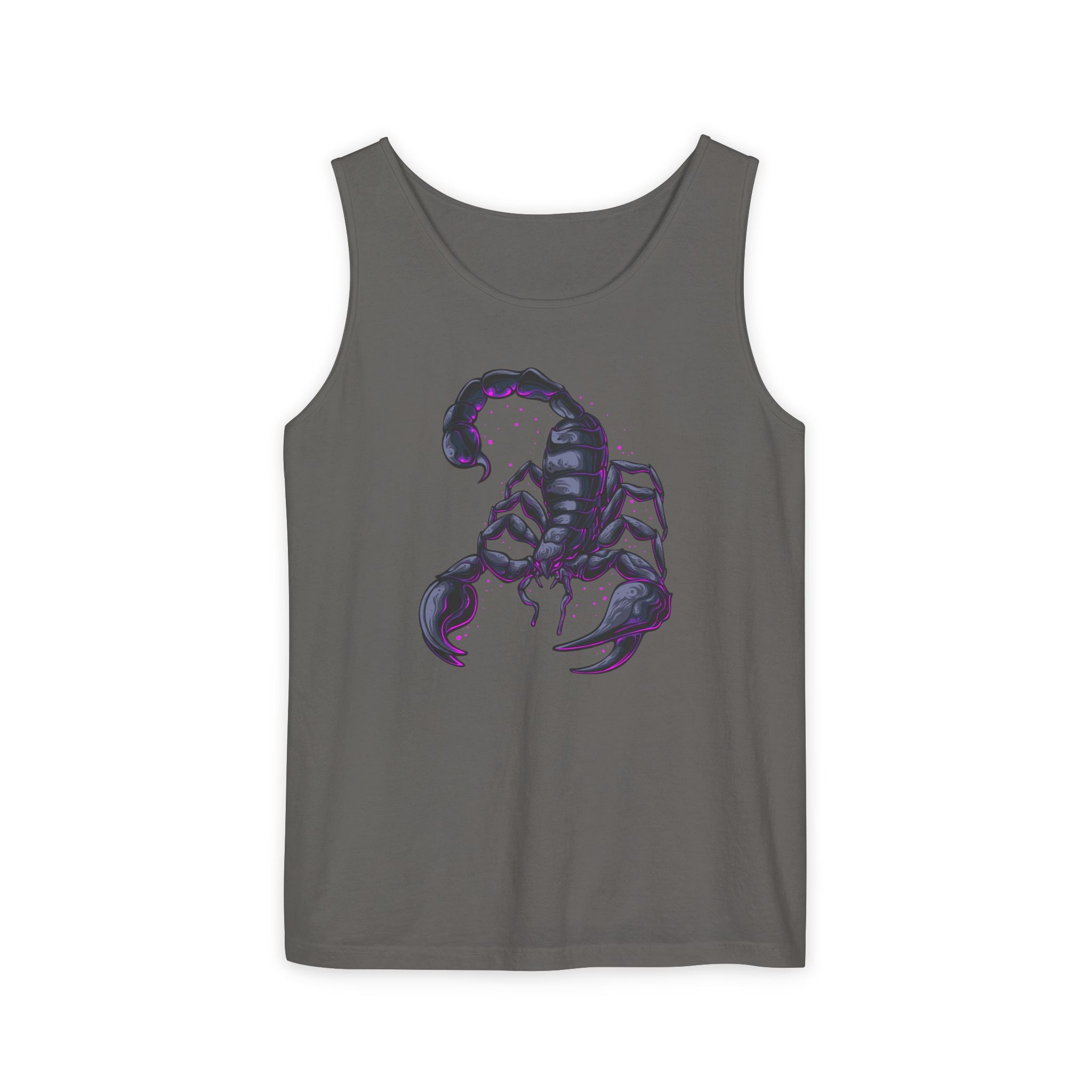 Scorpion Graphic Tank Top — Dark Cosmic Scorpion Art