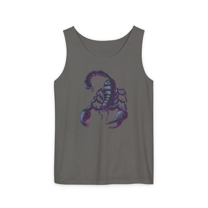 Scorpion Graphic Tank Top — Dark Cosmic Scorpion Art