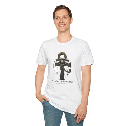 Eye of Ra T-Shirt — "Watched by the Eternal" Egyptian Guardian Graphic Tee