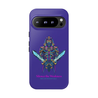 Phone Case — Neon Pharaoh Dual Swords "Silence the Weakness"
