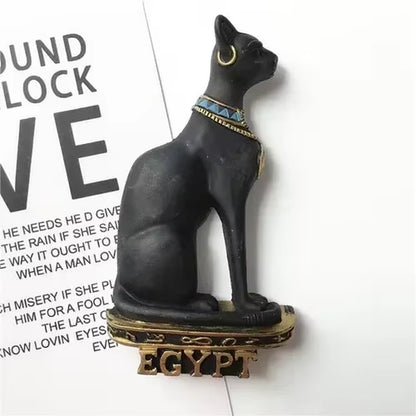Egyptian Pharaoh &amp; Anubis Fridge Magnet Resin Souvenir Decorative Accent