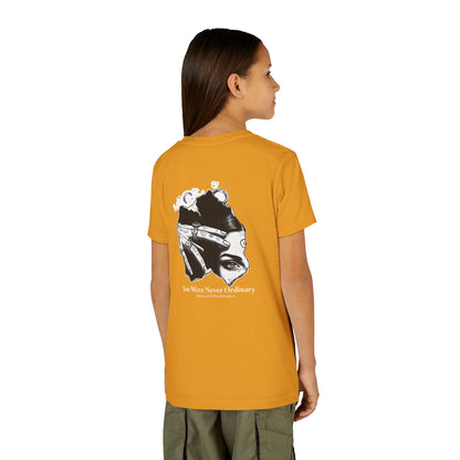 Youth Graphic Tee — THE SAGA Compass &amp; Abstract Hero&