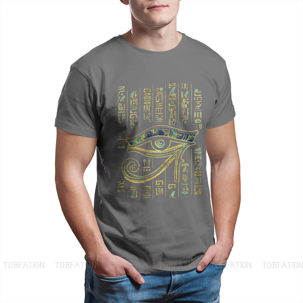 The Watcher’s Mark Eye of Horus Hieroglyphic T-Shirt