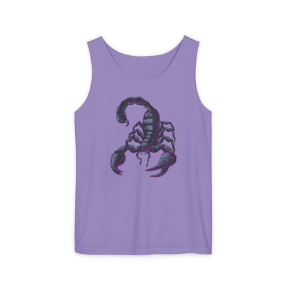 Scorpion Graphic Tank Top — Dark Cosmic Scorpion Art