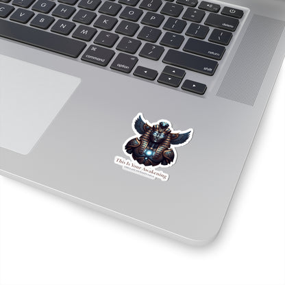 Last Dynasty Saga Sticker — Minimalist Retro Game Logo Kiss-Cut Sticker
