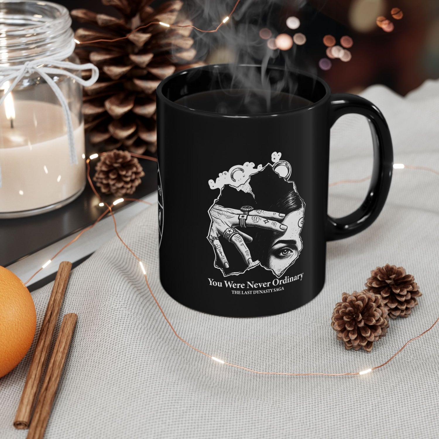 Black Ceramic Mug — &
