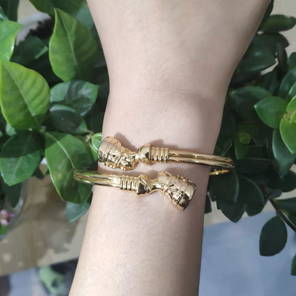 Nefertiti Cuff Bracelet Stainless Steel – Pharaoh’s Muse