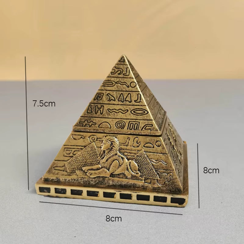 The Temple Relics Collection Pyramid • Obelisk • Isis Guardian Sculpture