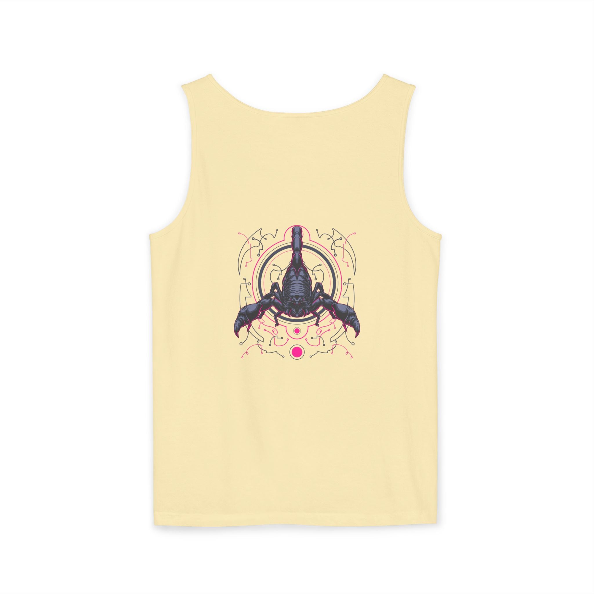 Scorpion Graphic Tank Top — Dark Cosmic Scorpion Art