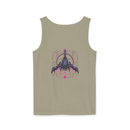 Scorpion Graphic Tank Top — Dark Cosmic Scorpion Art