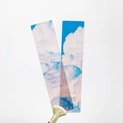 Space Tour Series PVC Bookmarks Moon &amp; Dusk Theme – 5 Pieces per Pack