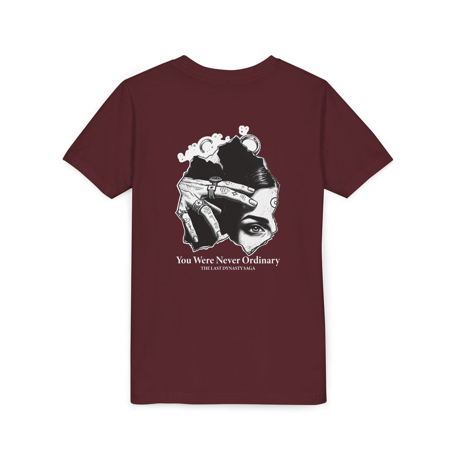 Youth Graphic Tee — THE SAGA Compass &amp; Abstract Hero&