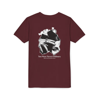 Youth Graphic Tee — THE SAGA Compass &amp; Abstract Hero&