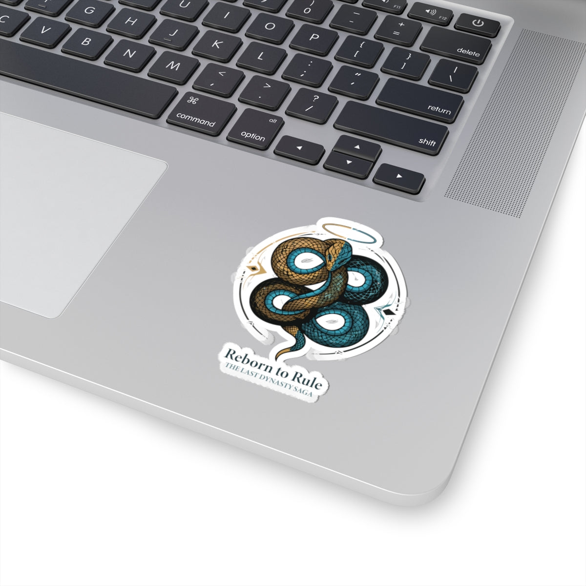 Last Dynasty Saga Sticker — Minimalist Retro Game Logo Kiss-Cut Sticker
