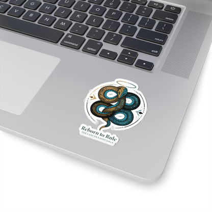 Last Dynasty Saga Sticker — Minimalist Retro Game Logo Kiss-Cut Sticker