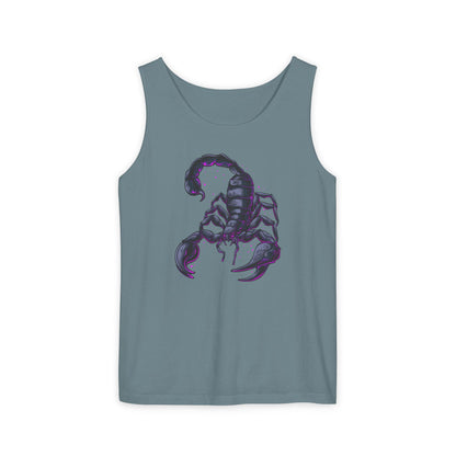 Scorpion Graphic Tank Top — Dark Cosmic Scorpion Art