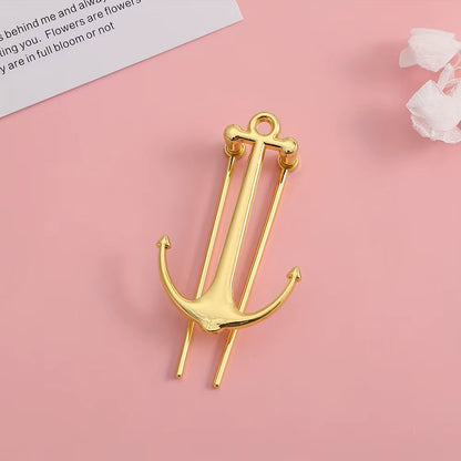 Metal Anchor Bookmark Page Holder Clip for Books, Journals &amp; Magazines