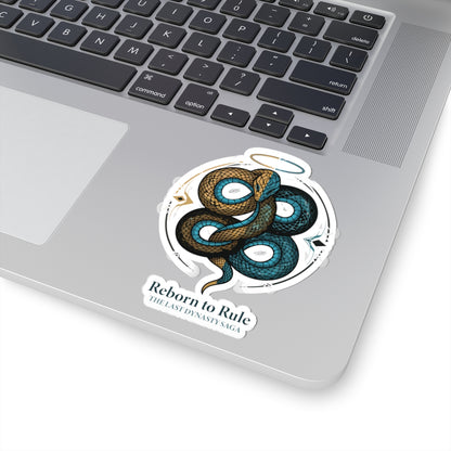 Last Dynasty Saga Sticker — Minimalist Retro Game Logo Kiss-Cut Sticker